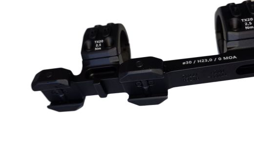 ERATAC Picatinny T7 Blockmontage | Festmontage | 30mm Ringe | verl�ngerte Version | 20MOA