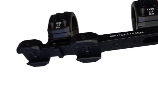ERATAC Picatinny T7 Blockmontage | Festmontage | 34mm Ringe | verl�ngerte Version | 20MOA
