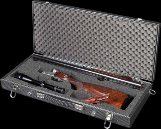 EISELE Waffenkoffer/Flugreisekoffer SHOT/ S UNI mit Hartschaumeinlage f�r eine zerlegte Langwaffe mit ZF