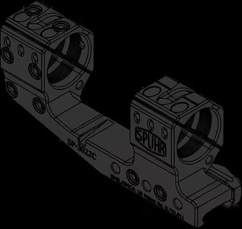SPUHR ISMS PICATINNY Festmontage mit Verl�ngerung, 30mm Ringe, ohne Vorneigung