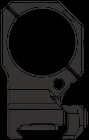 SPUHR ISMS PICATINNY Festmontage mit Verl�ngerung, 30mm Ringe, ohne Vorneigung