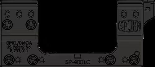 SPUHR ISMS PICATINNY Festmontage/Blockmontage, 34mm Ringe, ohne Vorneigung