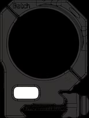 SPUHR ISMS PICATINNY Festmontage/Blockmontage, 34mm Ringe, ohne Vorneigung