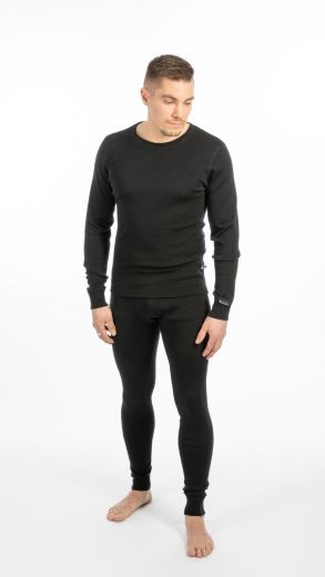 ANAR Herren Merinowolle-Unterbekleidung GARRA schwarz