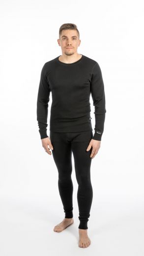 ANAR Herren Merinowolle-Unterbekleidung GARRA schwarz