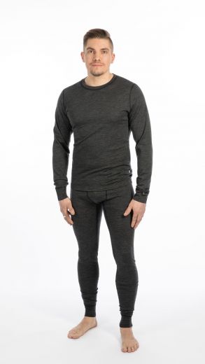 ANAR Herren Merinowolle-Unterbekleidung MUORRA grau