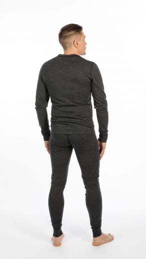 ANAR Herren Merinowolle-Unterbekleidung MUORRA grau