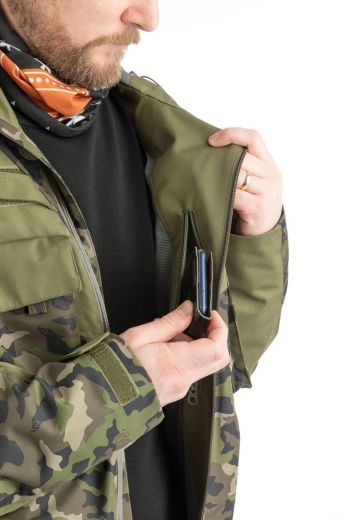 ANAR Herren Angeljacke JOHKA camo gr�n