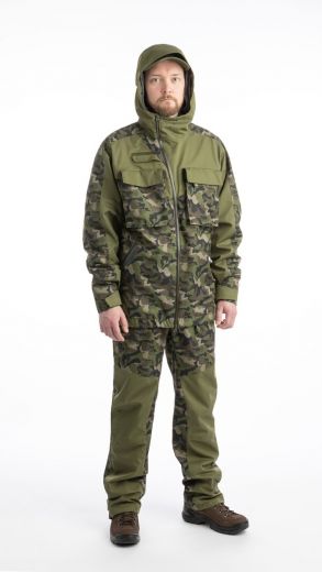ANAR Herren Angeljacke JOHKA camo gr�n