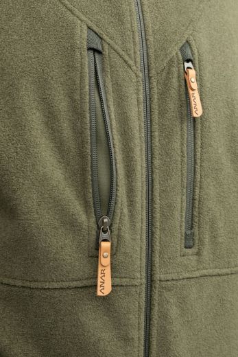 ANAR Herren Fleecejacke UHKKU PRO gr�n