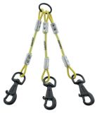 CANIHUNT Dreifach-Drahtkoppel XTREM