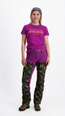 ANAR Damen Hose GALDA camo/violett