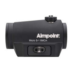 AIMPOINT Leuchtpunktvisier Micro S1 6MOA incl. Adapter f. ventil. Laufschienen